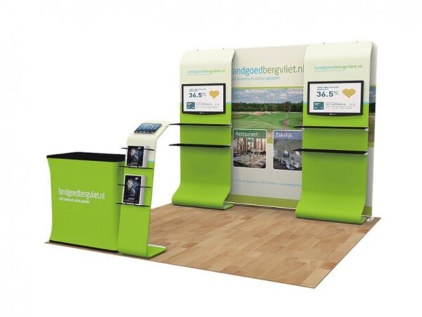10x10 Vendor Booth Display | Trade Show Exhibit Solution