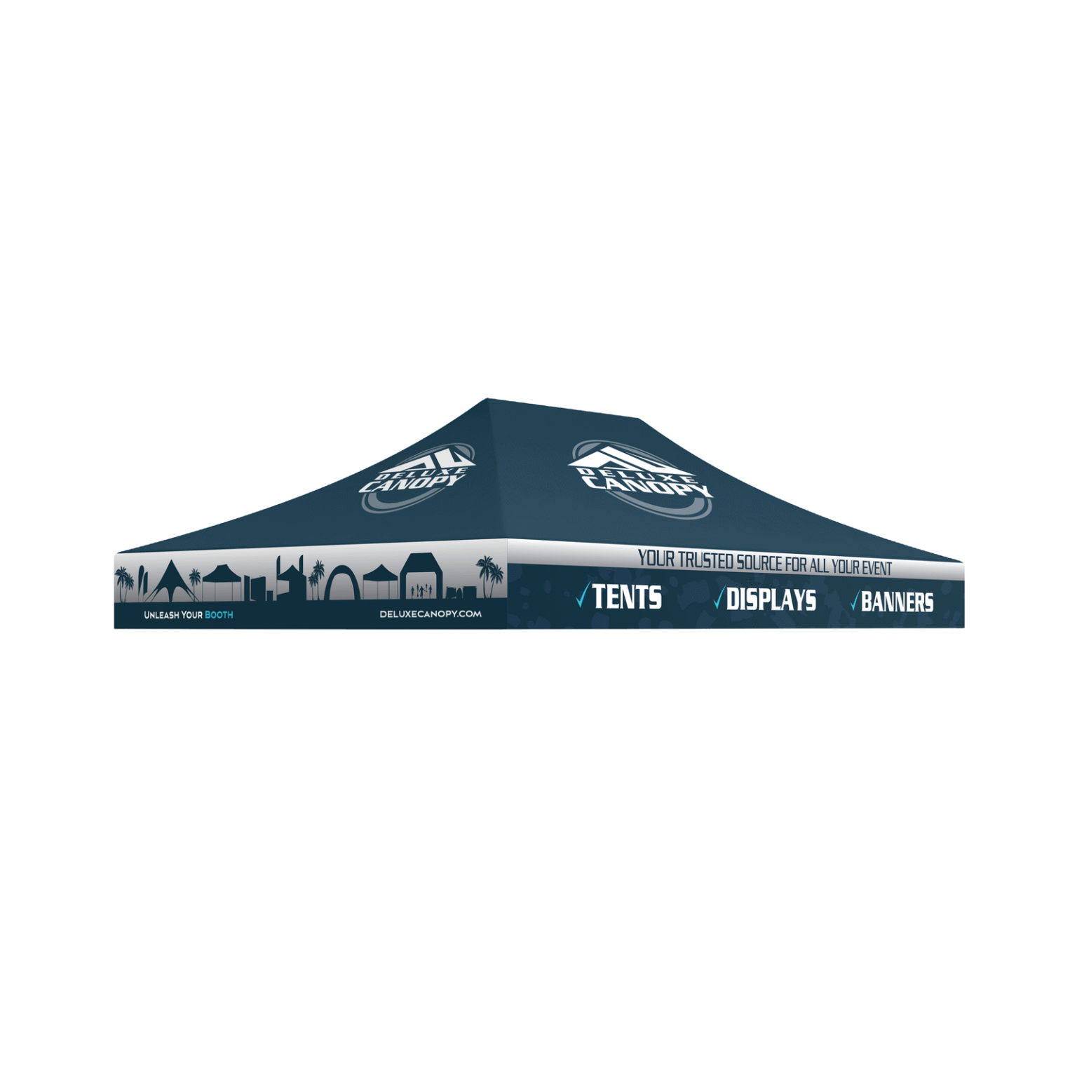 10x15 Custom Canopy Tent Top | Printed Canopy Roof - Image 1