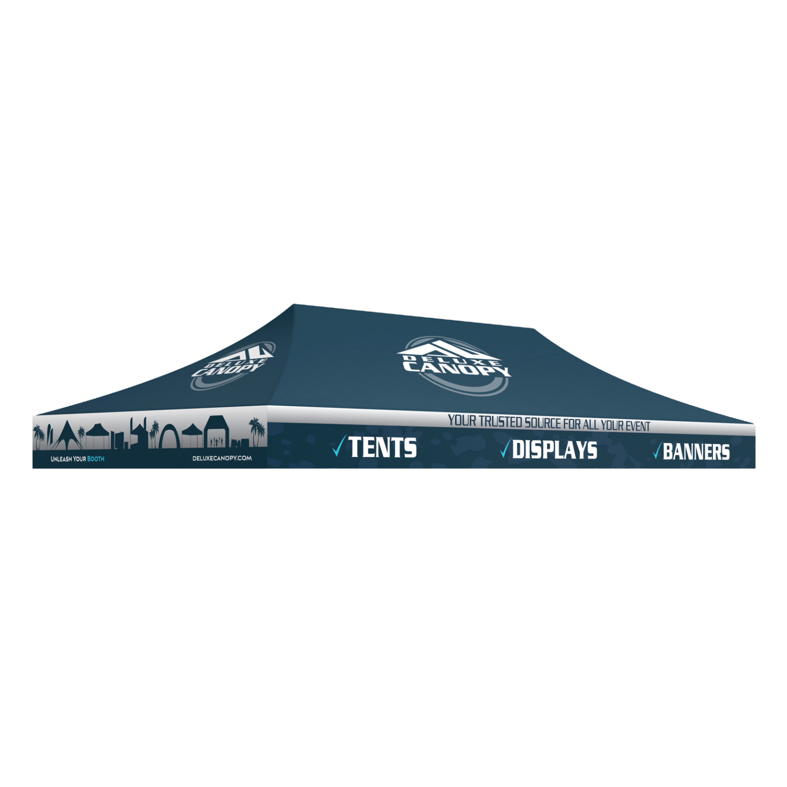 10x20 Custom Canopy Tent Top | Printed Canopy Roof - Image 1