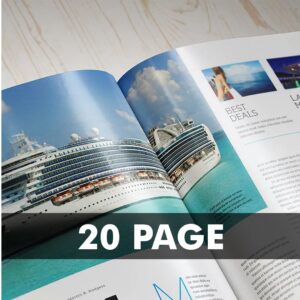 20 Page Booklets Half Page - Order Now - Fast Delivery
