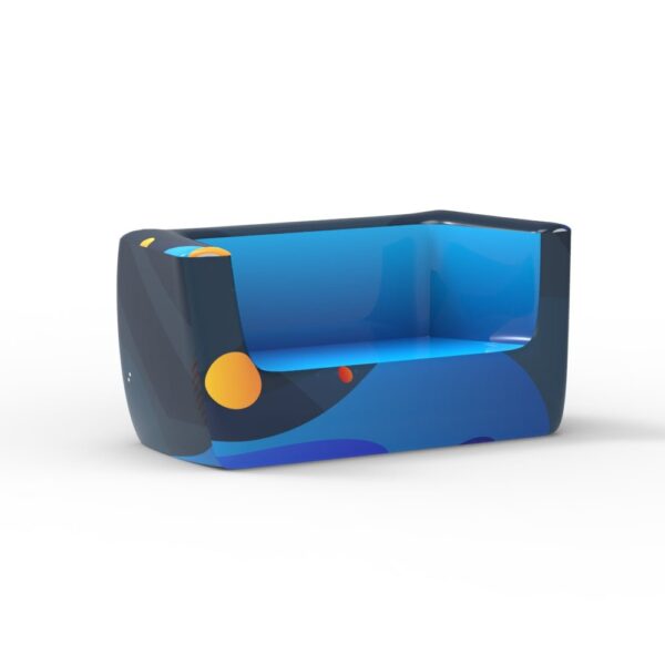 Custom Inflatable Double Sofa | Printed Blow Up Couch