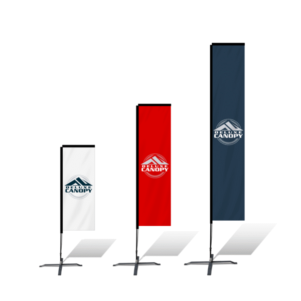 Custom Rectangle Feather Flag & Branded Advertising Flag