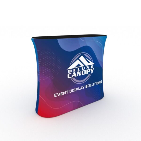 Oval Tension Fabric Counter | Trade Show Display Counters