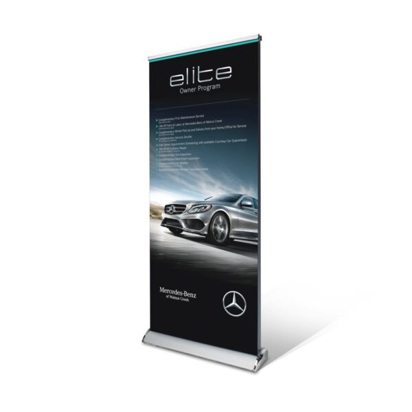 Premium Retractable Banner (Double-sided) - Banner Stand