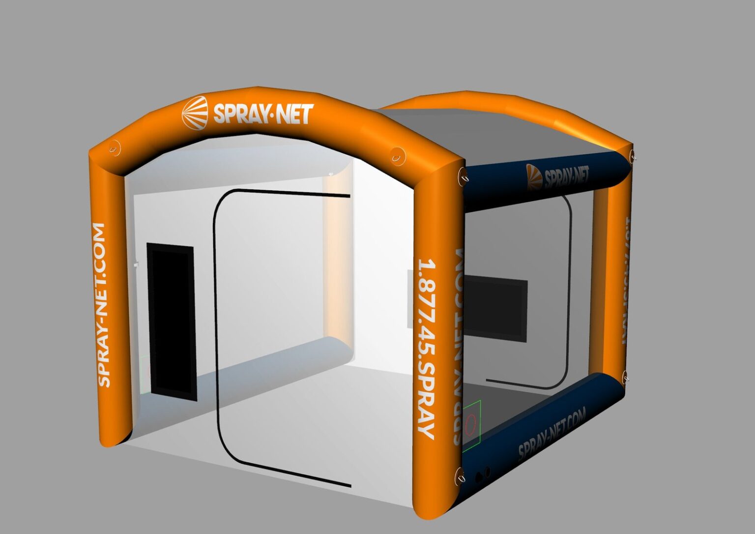 Inflatable Spray Paint Booth - Portable Inflatable Booth - Image 1