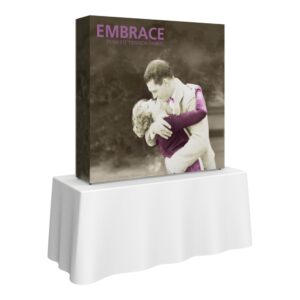 Embrace 5ft Square Tabletop Push-Fit Tension Fabric Display