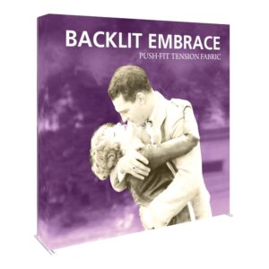 Embrace 7.5ft Backlit Full Height Push-Fit Tension Fabric Display