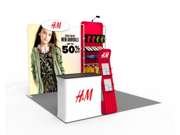 10x10 Custom Event Booth | Trade Show Display Solution