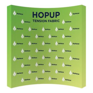 Hopup 10ft Curved Extra Tall Tension Fabric Display
