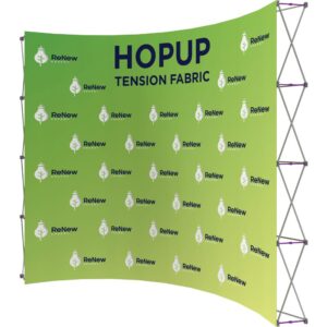Hopup 7.5ft Straight Extra Tall Tension Fabric Display