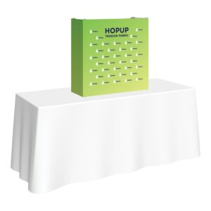 Hopup 2.5ft Straight Tabletop Tension Fabric Display