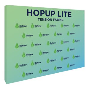 Hopup Lite 10ft Straight Full Height Tension Fabric Display