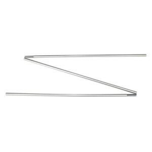 Silver Mosquito Banner Stand Pole