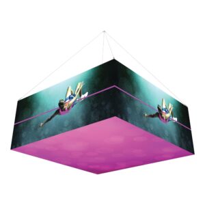 10Ft x 4Ft Backlit Square Hanging Structure