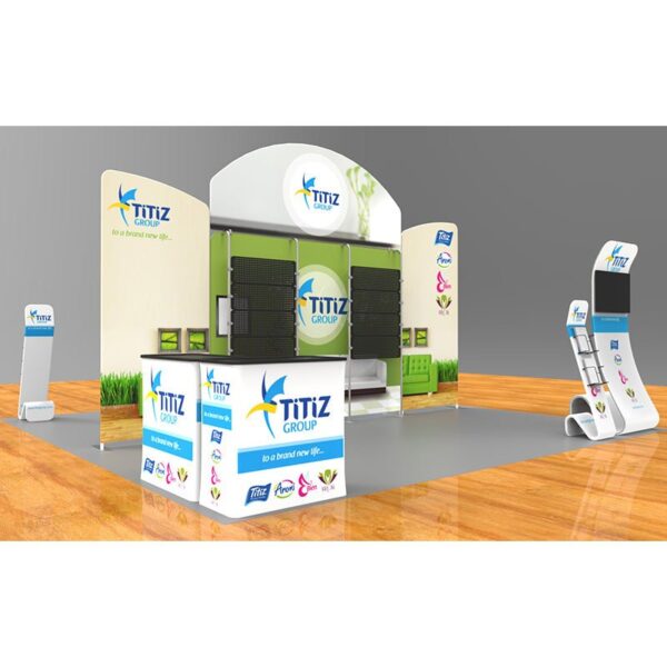 10'x20' Professional Event Booth | Branded Trade Display