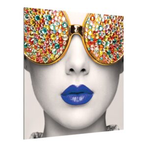 Vector Frame Edge S-04 Square Fabric Poster Display