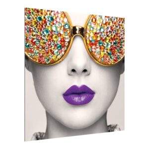 Vector Frame Edge S-05 Square Fabric Poster Display