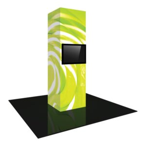 Vector Frame Modular Backlit Monitor Tower 03 (3' x 10')