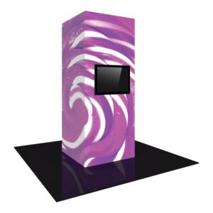 Vector Frame Modular Backlit Monitor Tower 04 (4' x 10')